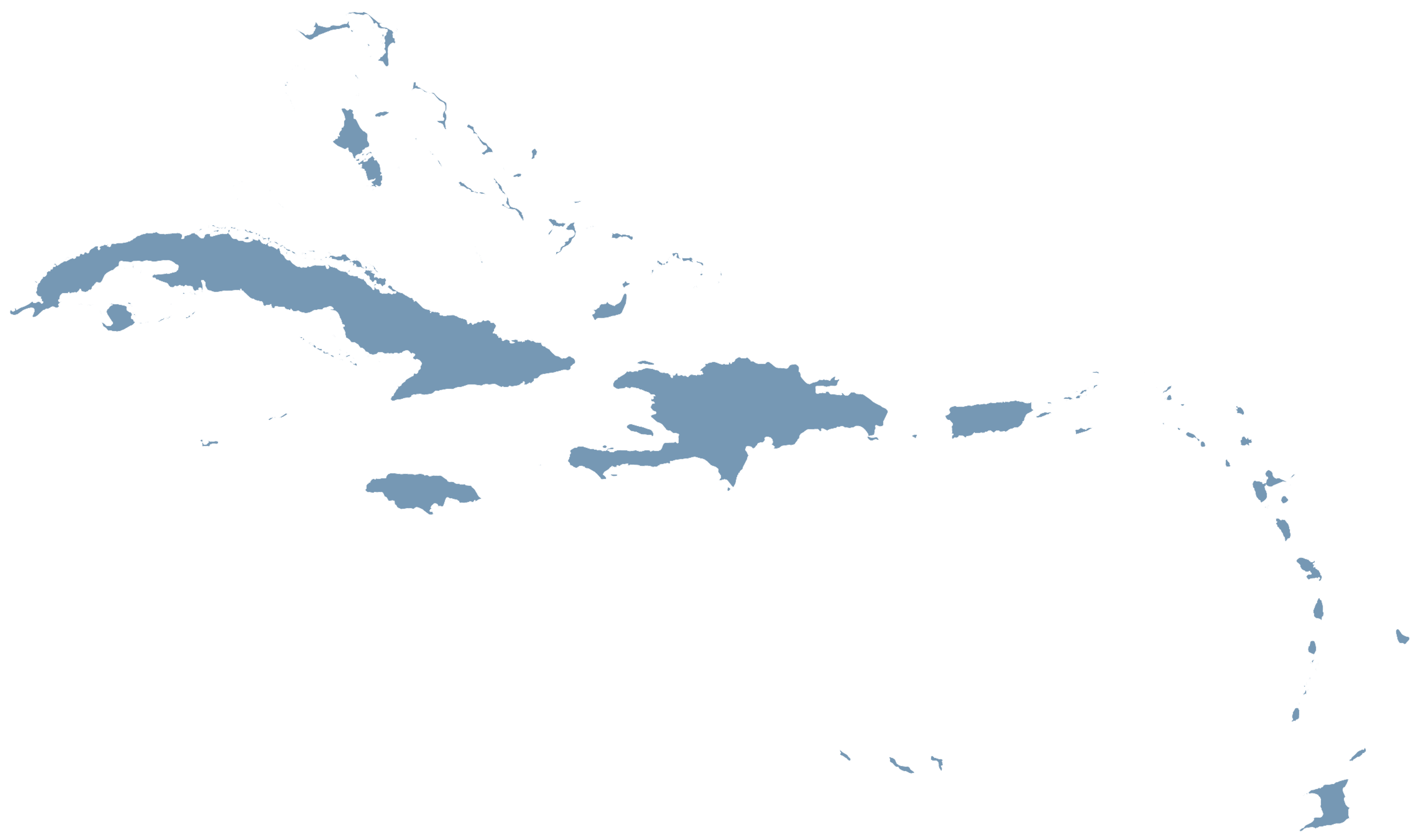 Caribbean Region map